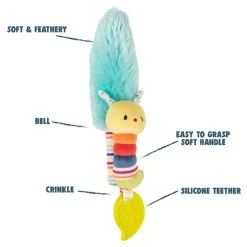 Tinkle Crinkle Plush Caterpillar Baby Toy By Gund -Boutique Plush Toy Discount Store GU 6061471 4