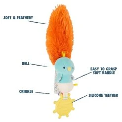 Tinkle Crinkle Plush Birdie Baby Toy By Gund 8 Tinkle Crinkle Plush Birdie Baby Toy By Gund -Boutique Plush Toy Discount Store GU 6061473 4