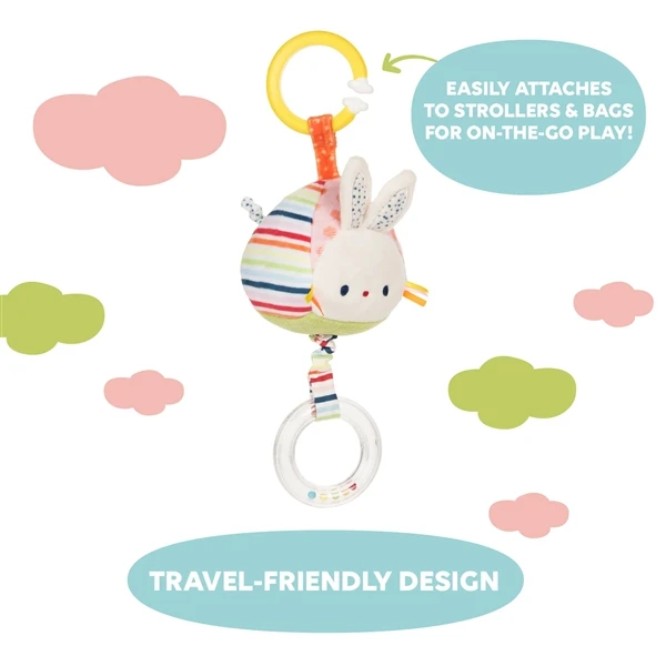 Tinkle Crinkle Pull And Play Plush Baby Toy By Gund 5 Tinkle Crinkle Pull And Play Plush Baby Toy By Gund - Image 3