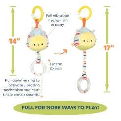 Tinkle Crinkle Pull And Play Plush Baby Toy By Gund 13 Tinkle Crinkle Pull And Play Plush Baby Toy By Gund -Boutique Plush Toy Discount Store GU 6063133 6