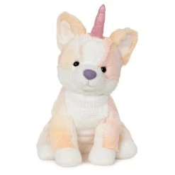 Corgicorn Plush Corgi With Unicorn Horn By Gund