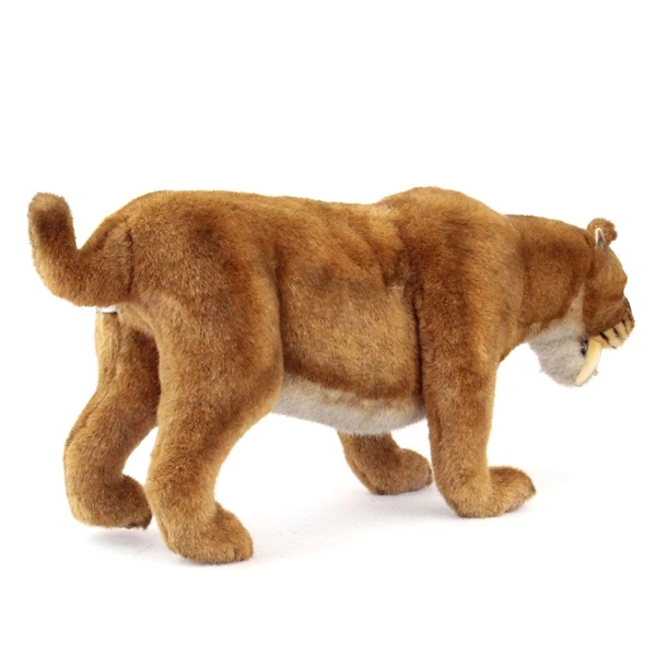 Handcrafted 18 Inch Lifelike Saber Tooth Tiger Stuffed Animal By Hansa 5 Handcrafted 18 Inch Lifelike Saber Tooth Tiger Stuffed Animal By Hansa - Image 3