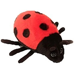 Handcrafted 6 Inch Lifelike Ladybug Stuffed Animal By Hansa