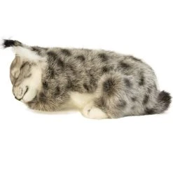 Handcrafted 11 Inch Lifelike Lying Baby Lynx Stuffed Animal By Hansa -Boutique Plush Toy Discount Store HN 7813 4