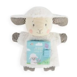 Jesus Loves Me Plush Puppet Book By Demdaco