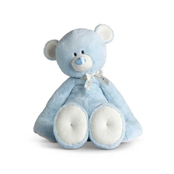 Jumbo Baby Safe Plush Blue Teddy Bear By Demdaco 3 Jumbo Baby Safe Plush Blue Teddy Bear By Demdaco