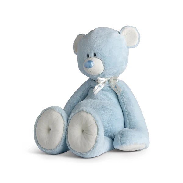 Jumbo Baby Safe Plush Blue Teddy Bear By Demdaco 4 Jumbo Baby Safe Plush Blue Teddy Bear By Demdaco - Image 2
