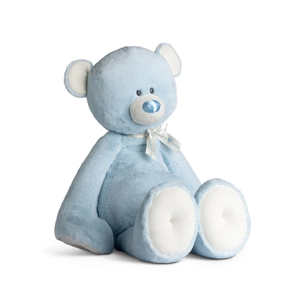 Jumbo Baby Safe Plush Blue Teddy Bear By Demdaco 5 Jumbo Baby Safe Plush Blue Teddy Bear By Demdaco - Image 3