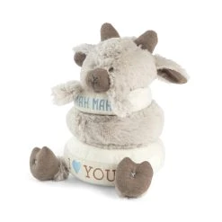 Stackable Rings Plush Goat Baby Toy By Demdaco 11 Stackable Rings Plush Goat Baby Toy By Demdaco -Boutique Plush Toy Discount Store NJ 5004820101 4