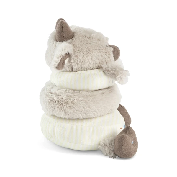Stackable Rings Plush Goat Baby Toy By Demdaco 7 Stackable Rings Plush Goat Baby Toy By Demdaco - Image 5