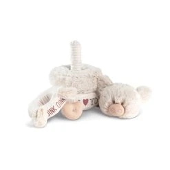 Stackable Rings Plush Pig Baby Toy By Demdaco -Boutique Plush Toy Discount Store NJ 5004820103 5