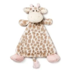 Sadie The Plush Giraffe Rattle Blanket By Demdaco