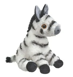 Stuffed Zebra Eco Pals Plush By Wildlife Artists
