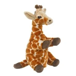 Plush Giraffe Puppet Eco Pals By Wildlife Artists