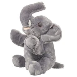Plush Elephant Puppet Eco Pals By Wildlife Artists