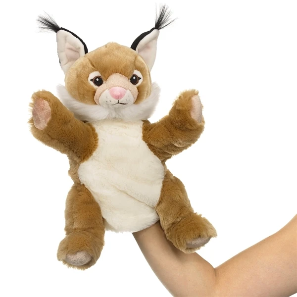 Plush Bobcat Puppet Eco Pals By Wildlife Artists 4 Plush Bobcat Puppet Eco Pals By Wildlife Artists - Image 2