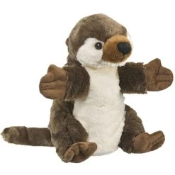 Plush River Otter Puppet Eco Pals By Wildlife Artists