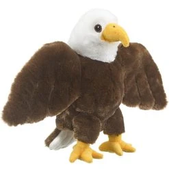 Plush Bald Eagle Puppet Eco Pals By Wildlife Artists