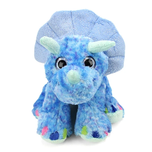 Blue Stuffed Triceratops Sweet And Sassy Plush Animal By Wild Republic 4 Blue Stuffed Triceratops Sweet And Sassy Plush Animal By Wild Republic - Image 2