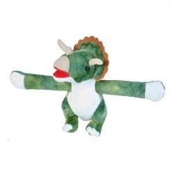Huggers Triceratops Stuffed Animal Slap Bracelet By Wild Republic