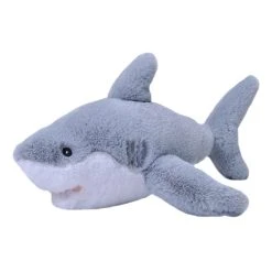 Stuffed Baby Great White Shark Mini EcoKins By Wild Republic