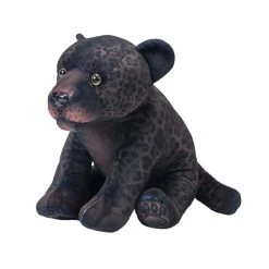 Cuddlekins Living Earth Plush Black Jaguar By Wild Republic